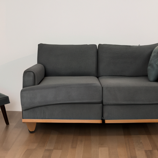 1. תמונה המציגה ספה אורטופדית מתקפלת מסוגננת בסלון מודרני, המדגישה את היתרון הכפול שלה של נוחות וסטייל.